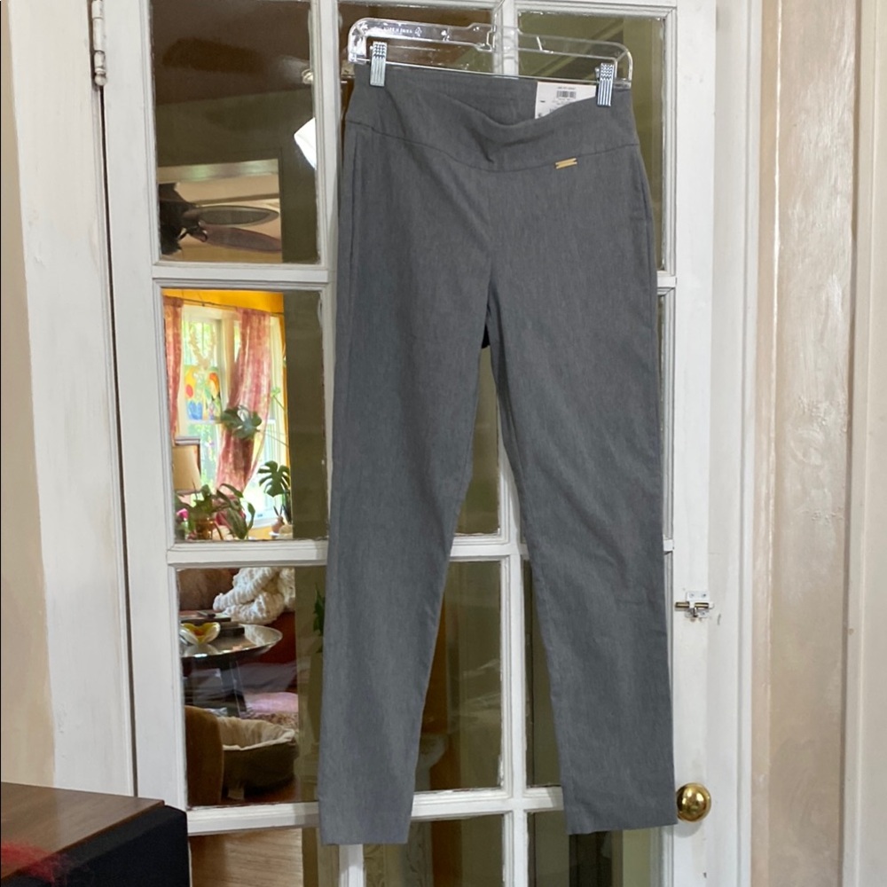 INC Gray Slim Fit Pants